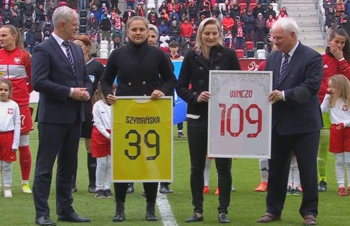 Winczo i Szymańska uhonorowane za kadrę