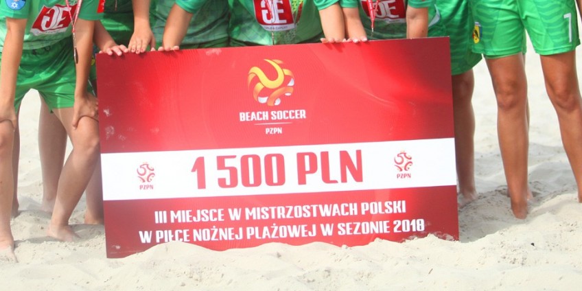 Nagrody finansowe dla medalistów Beach Soccera